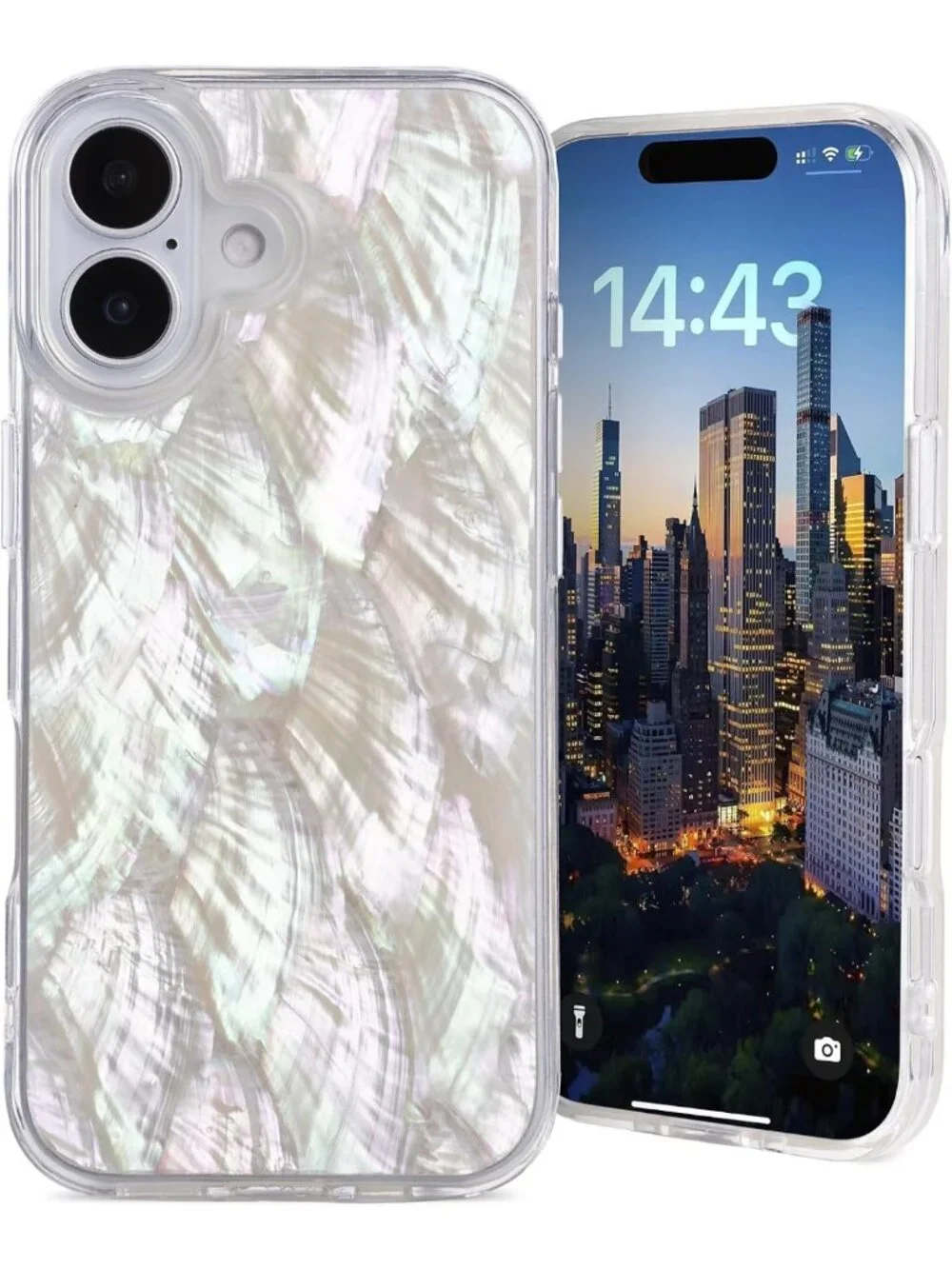 Luxury Aesthetic iPhone 17 Case | Genuine Seashell | Durable Drop Protection